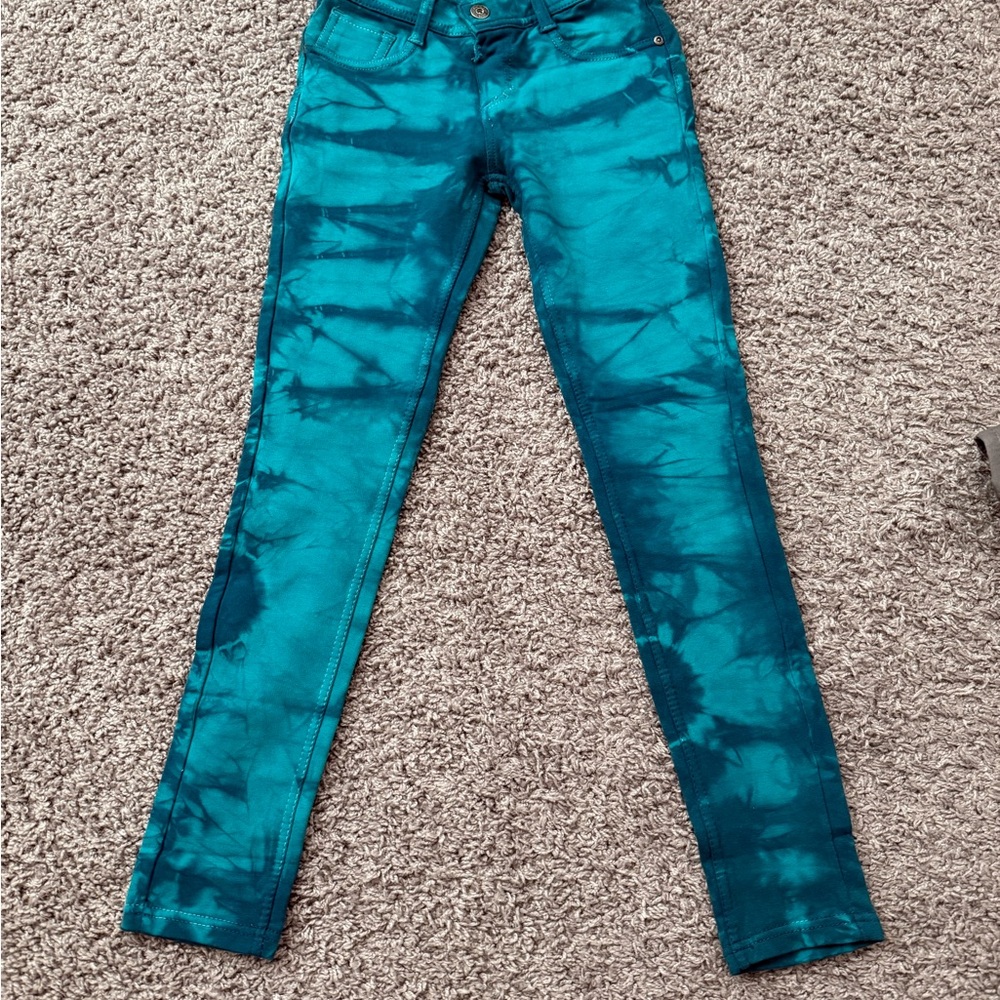 NWT BONGO Turquoise Knit Jeggings-size 10 (kids size )